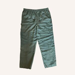 Vintage Robert Stock Silk Pants Jade Green Size 8